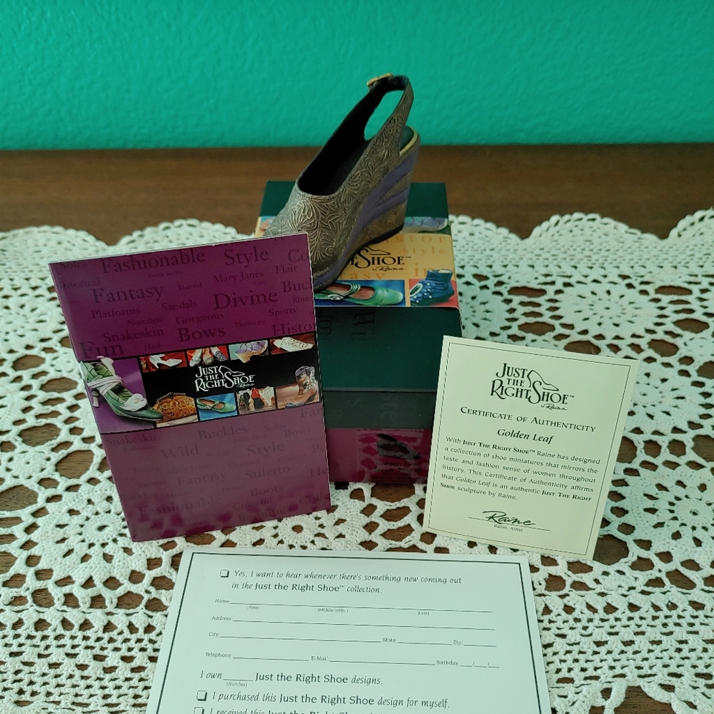 Just The Right Shoe Mini Collectible